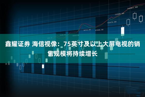 鑫耀证券 海信视像：75英寸及以上大屏电视的销售规模将持续增长