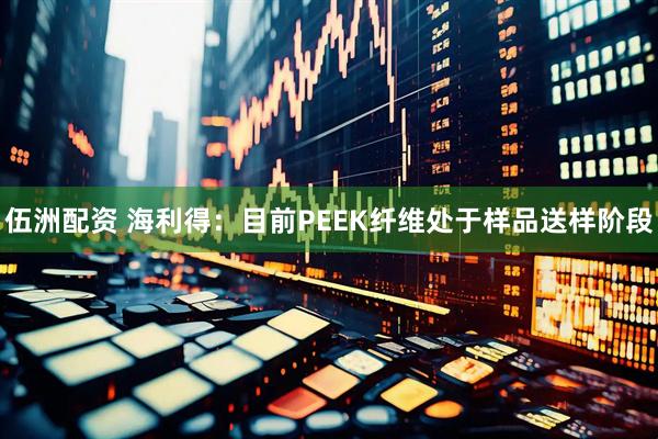 伍洲配资 海利得：目前PEEK纤维处于样品送样阶段