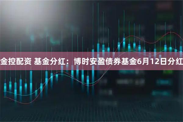 金控配资 基金分红:博时安盈债券基金6月12日分红